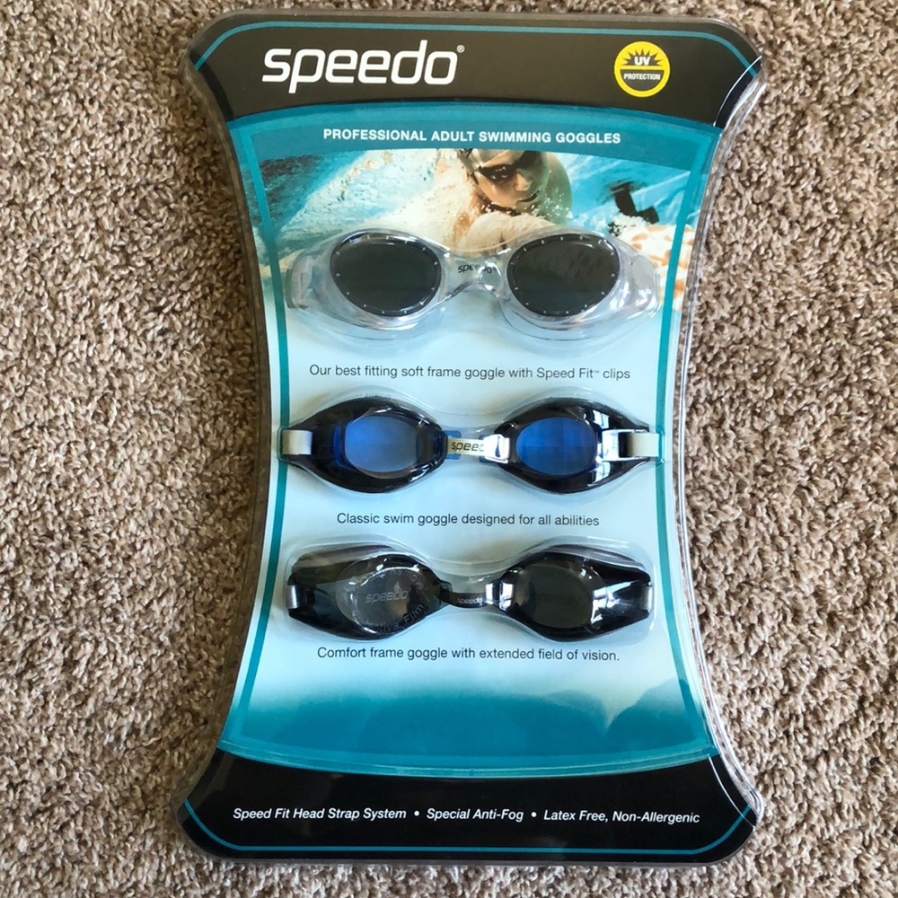 New speedo goggles 3 pack
